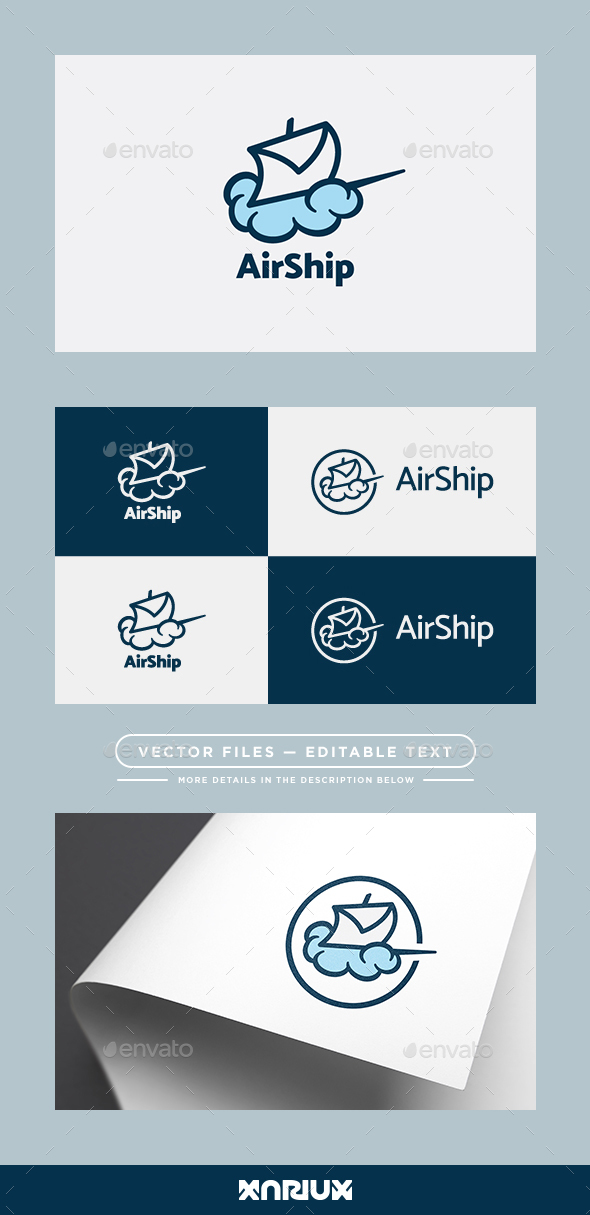 Mail Ship Logo - Objects Logo Templates