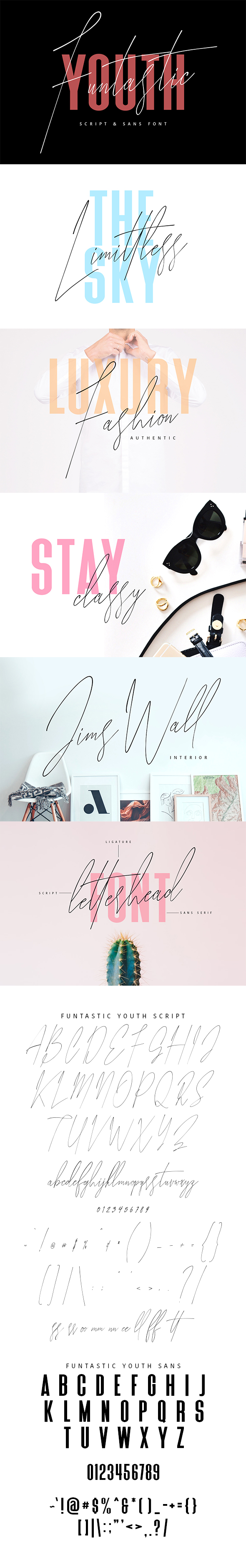 Funtastic Youth Typeface - Hand-writing Script