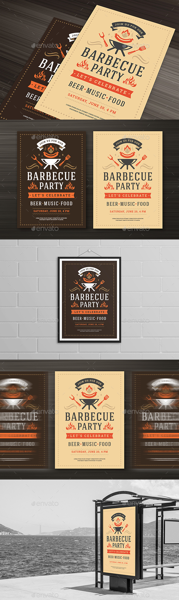 Barbecue Party Flyer Template - Events Flyers