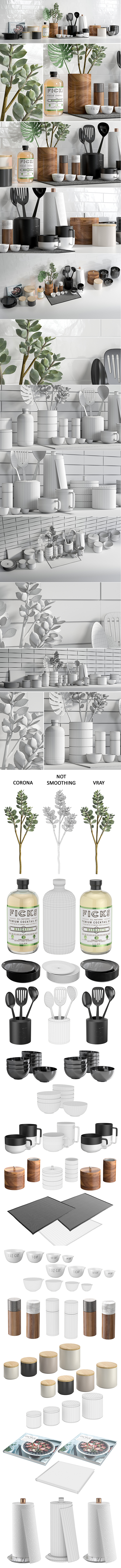 Kitchen accessories 2 - 3DOcean Item for Sale