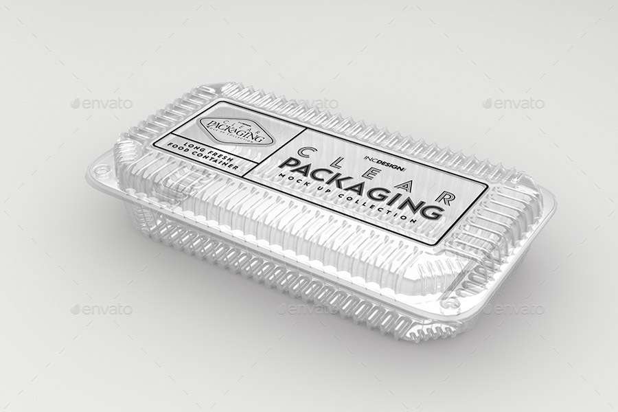 Download Clear Long Clamshell Packaging Mockup By Incybautista Graphicriver