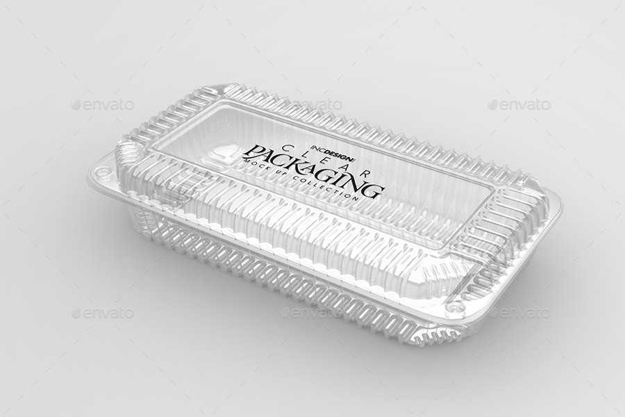 Download Clear Long Clamshell Packaging Mockup by incybautista ...