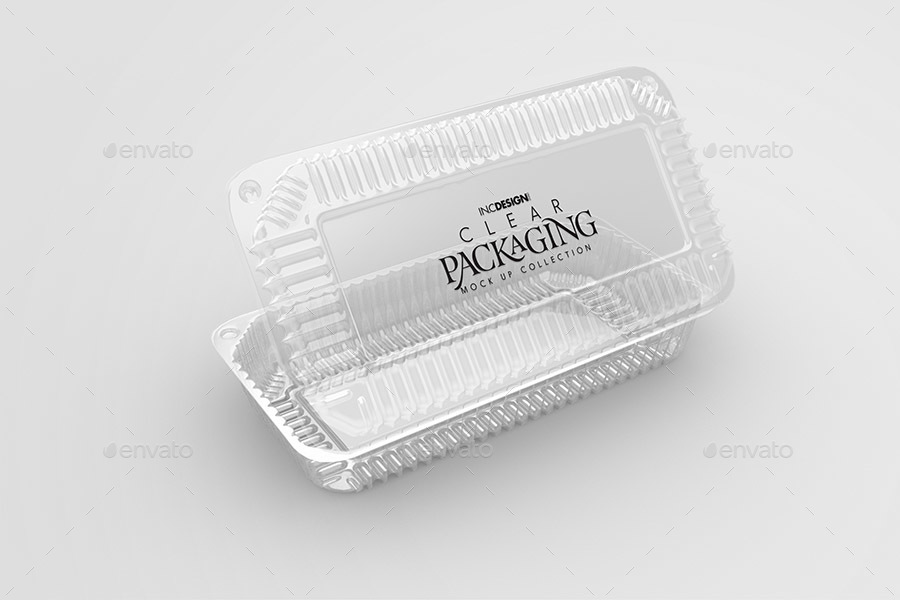 Download Clear Long Clamshell Packaging Mockup by incybautista ...