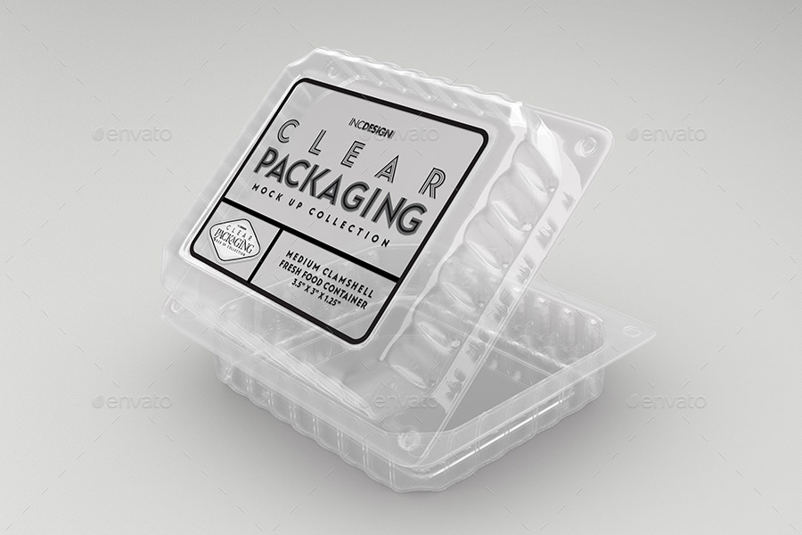 ClearMedium Clamshell Packaging Mockup by incybautista ...