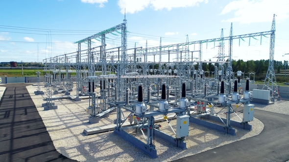 Transforming Station with Distribution and Auxiliary Devices alt