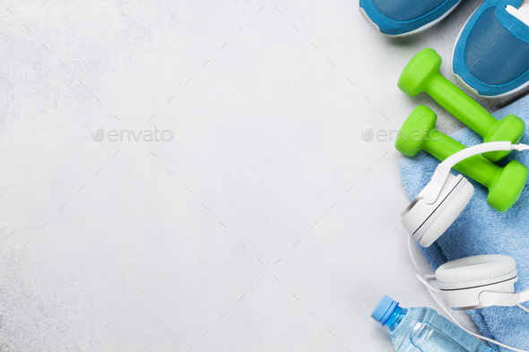 Fitness concept background - Stock Photo - Images