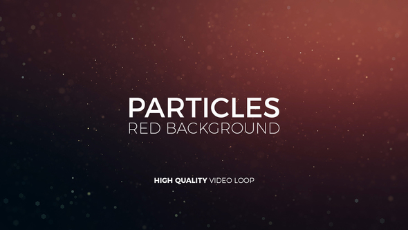 Particles Red Background