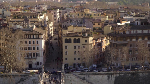 View From Castel Sant Angelo on Summer Day alt