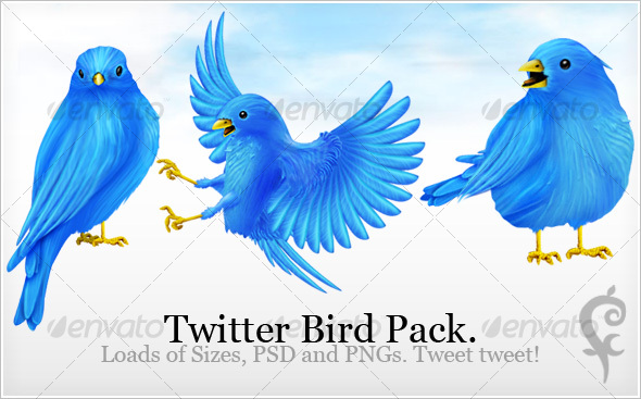 Twitter Bird Pack - Web Icons