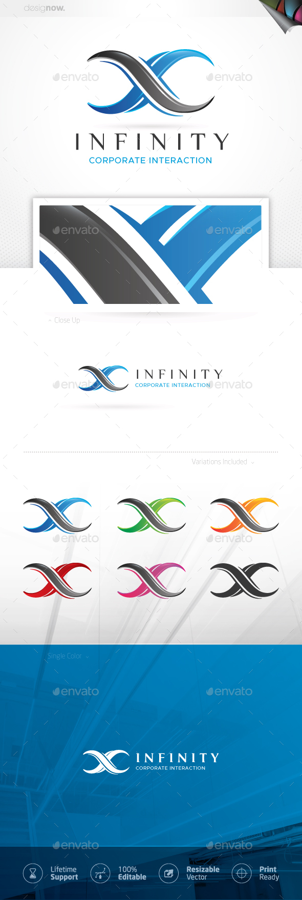 Infinity Logo - 3d Abstract