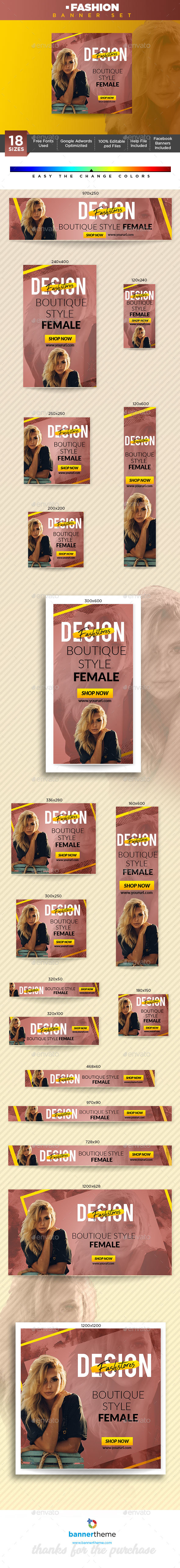 Fashion Banner - Banners & Ads Web Elements