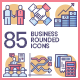 Business Icons - Rounded
