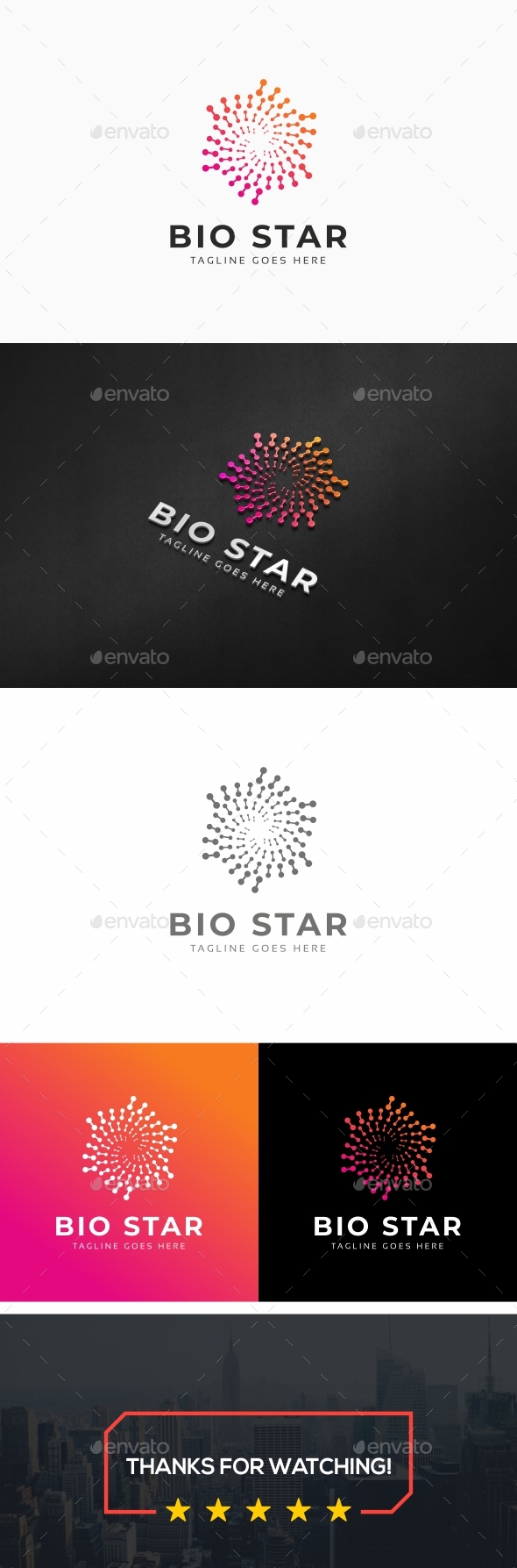 Bio Star Logo - Symbols Logo Templates