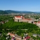 Beautiful Panoramic Aerial View To Palanok Castle in the City of Mukachevo - VideoHive Item for Sale