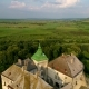 Aerial View of the Olesky Castle. Very Beautiful Castle Near Lviv. - VideoHive Item for Sale