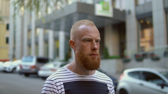 Bearded Ginger Guy Outdoor alt