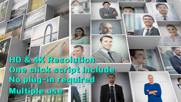 3D Mosaic Corporate - VideoHive 19586071