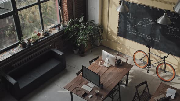 High-angle Modern Office View alt