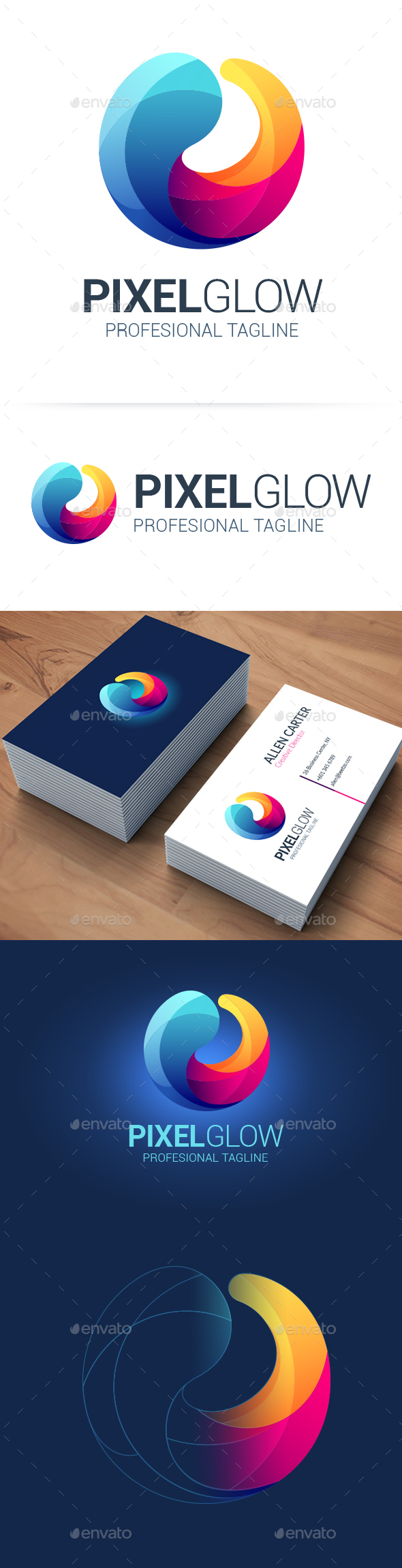 Dynamic Circle Logo - Abstract Logo Templates