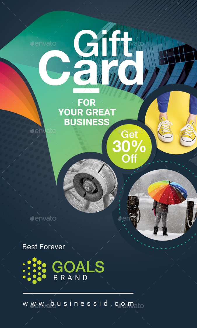 Gift Card in Stationery Templates - product preview 3
