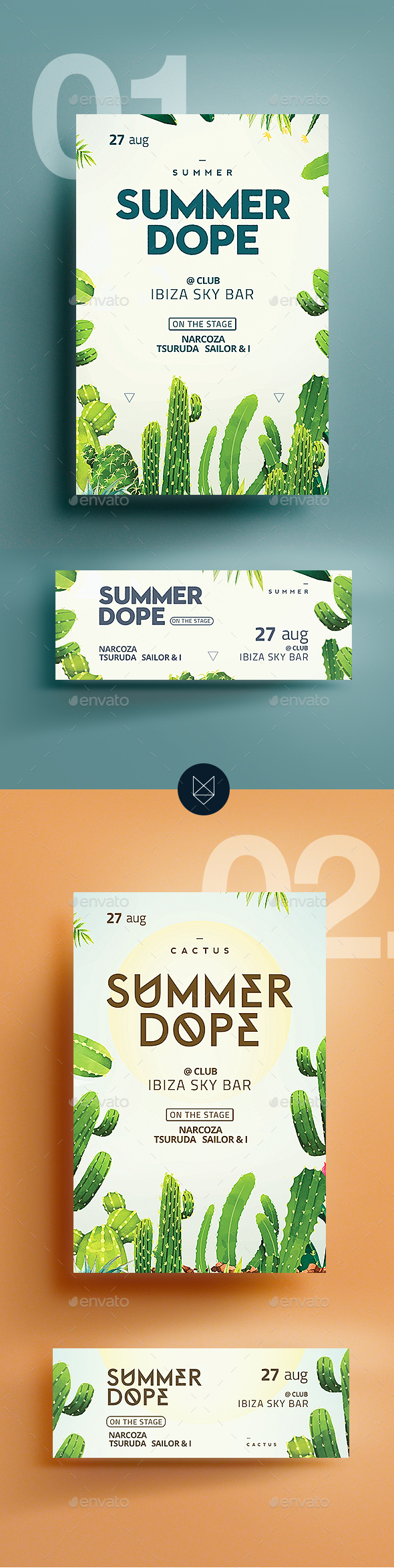 Summer Dope Flyer - Clubs & Parties Events