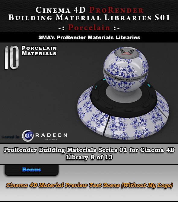 10 x ProRender - 3Docean 22084189