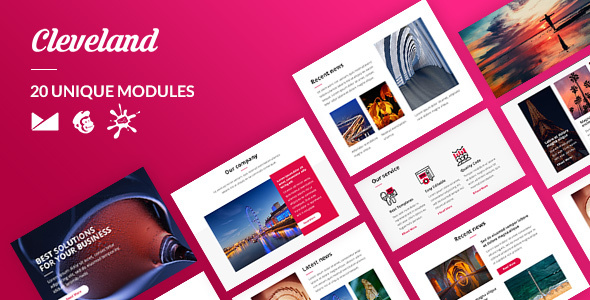 Cleveland Email-Template + - ThemeForest 22085259