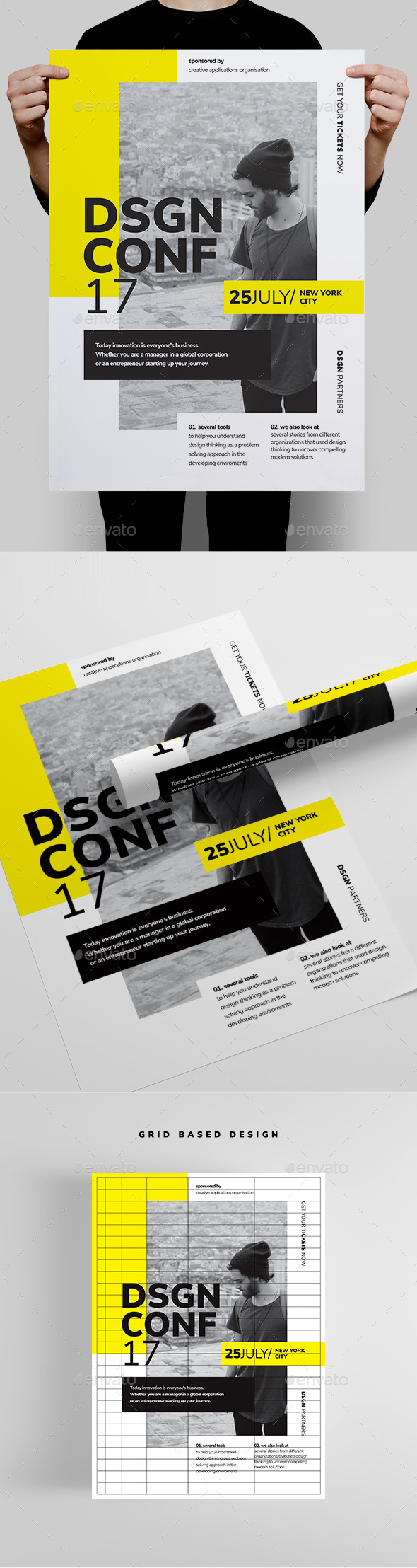 DSGN Series 1 Poster / Flyer Template - Corporate Flyers