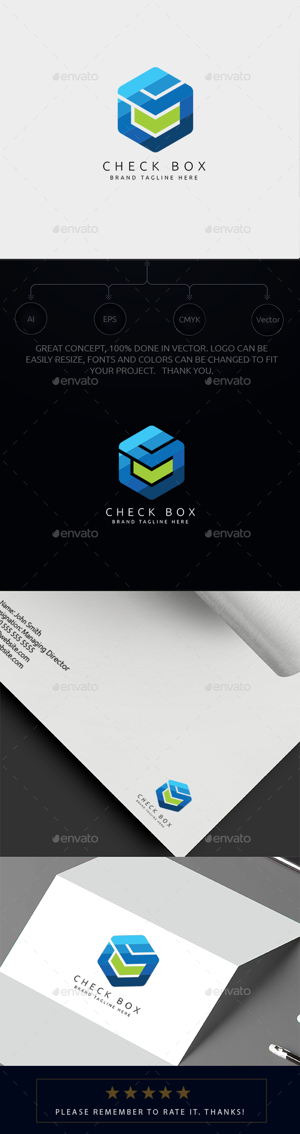 Check Box Logo - Symbols Logo Templates