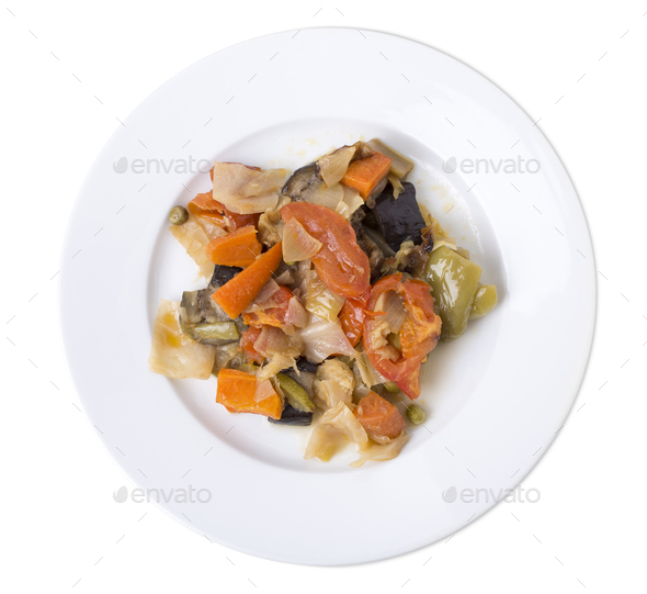 Vegetable ragout. - Stock Photo - Images