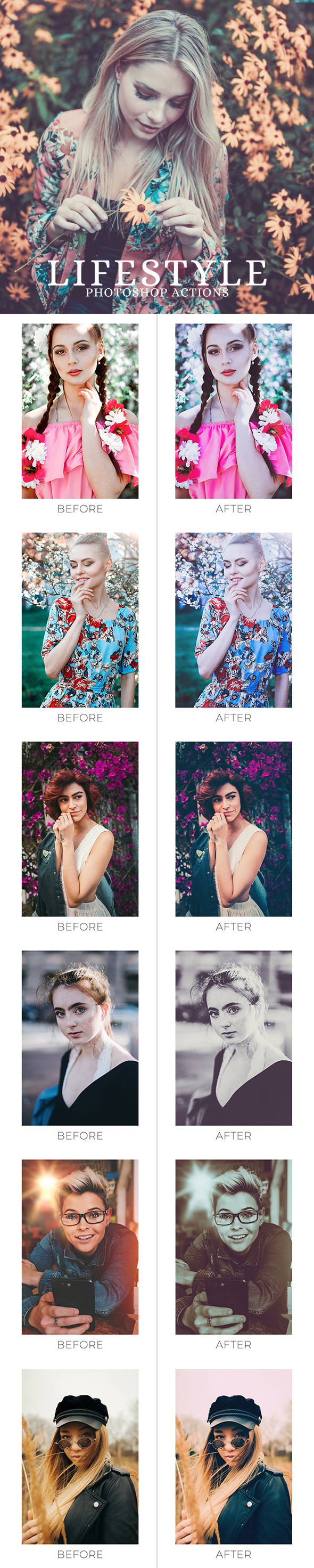 25 Lifestyle Photoshop Actions - Actions Photoshop