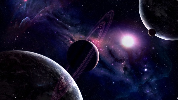 Space Planet, Motion Graphics | VideoHive