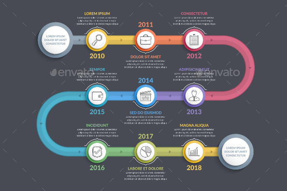 Timeline Infographics - Infographics