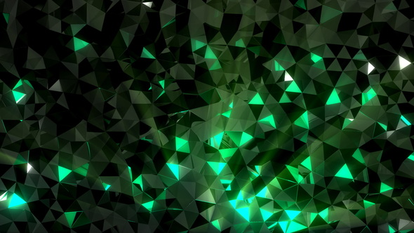 Low-Poly Crystal Background