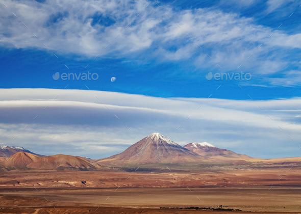 Atacama Desert in Chile - Stock Photo - Images