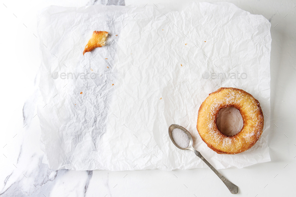 Puff pastry donuts cronuts - Stock Photo - Images
