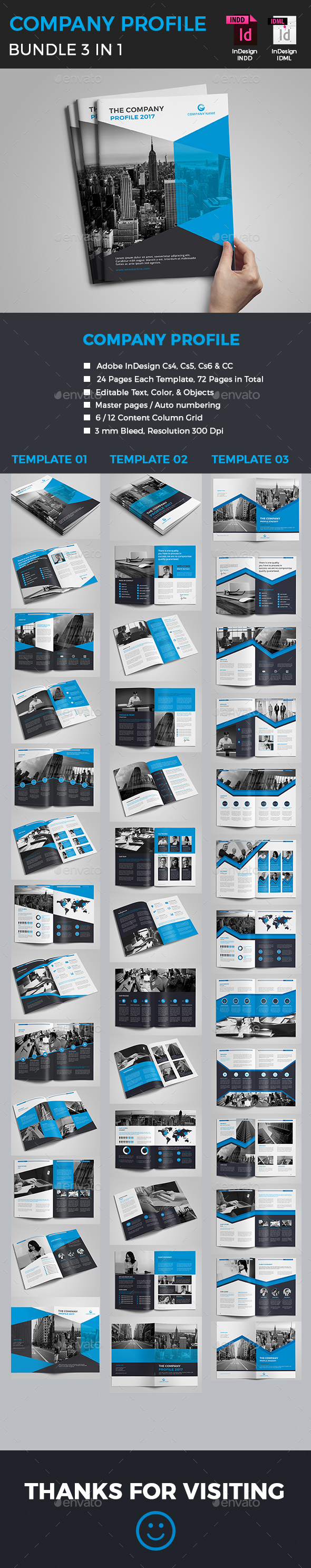 Company Profile Bundle - Corporate Brochures
