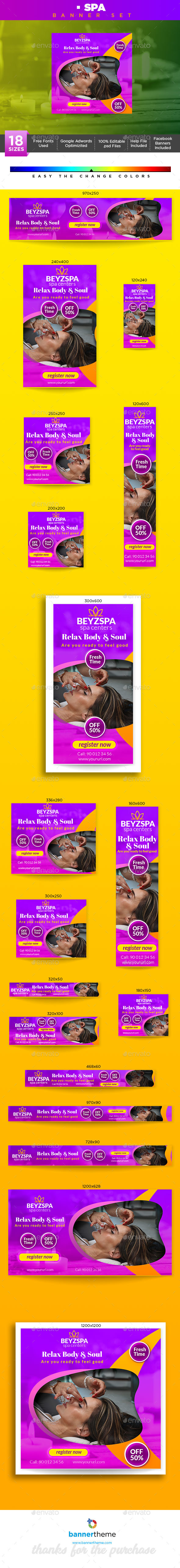 Spa Banner - Banners & Ads Web Elements