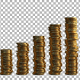 Financial Infographic With Coins - VideoHive Item for Sale