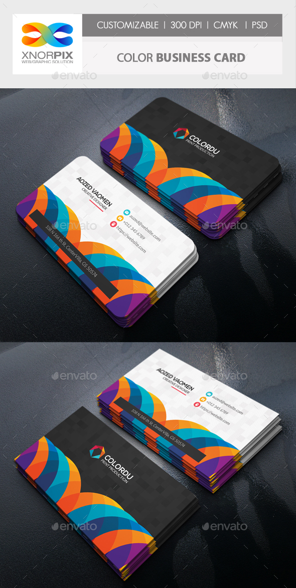 Color Business Card