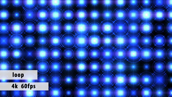 Blue Lights Looped Background