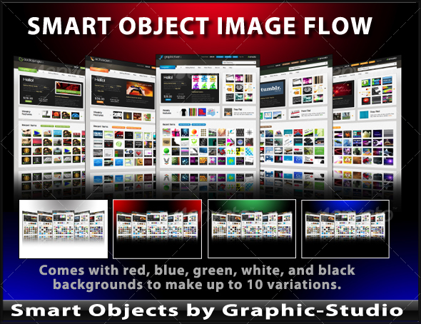 Smart Object Image Flow Template - Web Elements