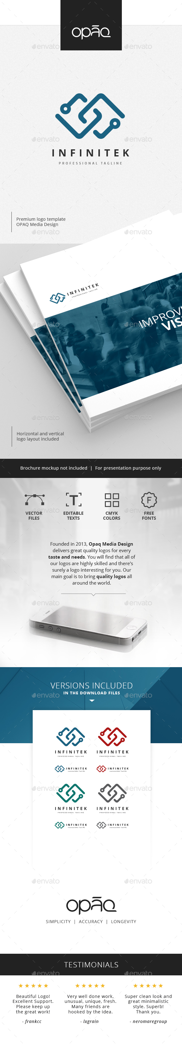 Infinity Technologies Logo - Symbols Logo Templates