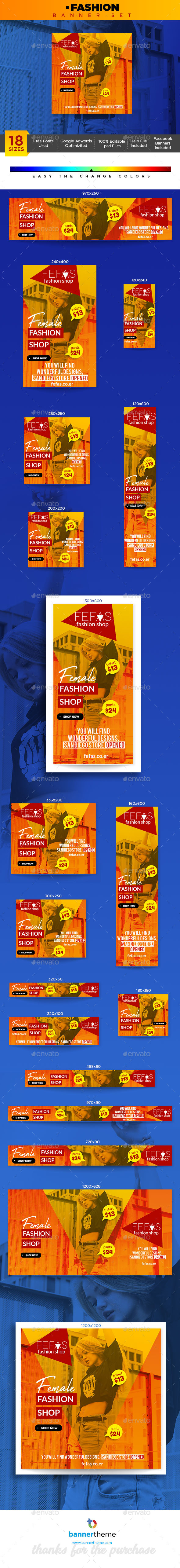 Fashion Banner - Banners & Ads Web Elements
