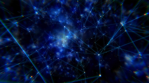 Space Network Wire Background