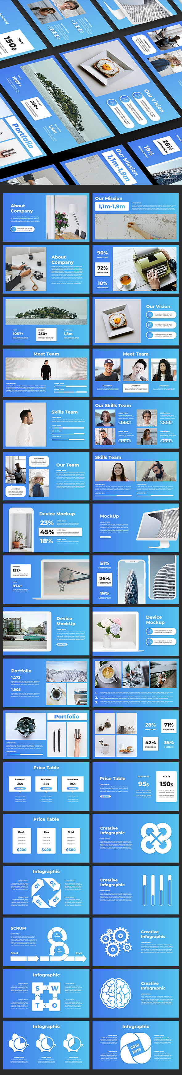 Pitch Deck Keynote Presentation - Business Keynote Templates