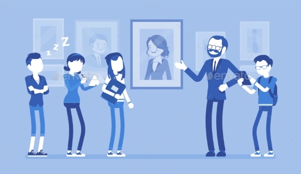 Museum Excursion Trip - Miscellaneous Vectors