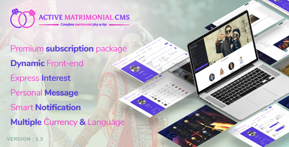 Active Matrimonial CMS - CodeCanyon Item for Sale