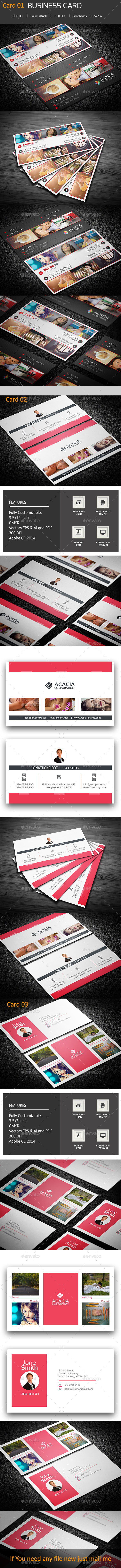 Business Cards Bundle 19 - Corporate Business Cards