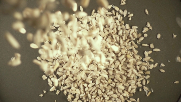 Peeled Sunflower Seeds Do Not Pour Into Oil